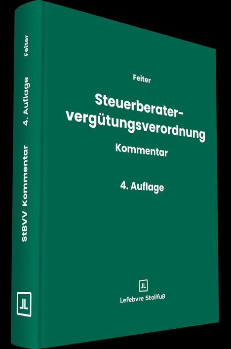 Gregor Feiter: Steuerberatervergütungsverordnung Kommentar, Buch