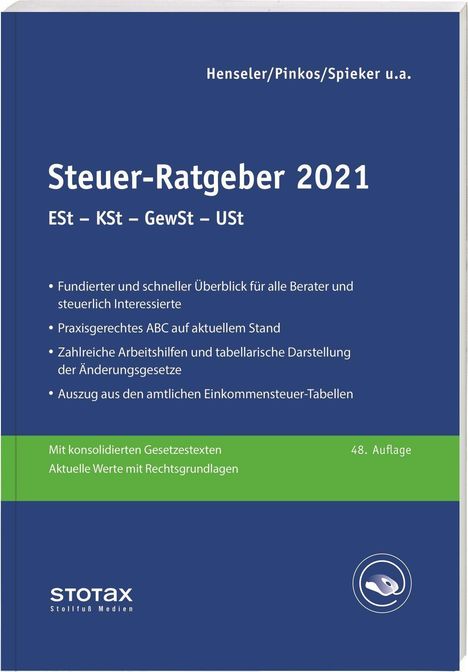 Frank Henseler: Steuer-Ratgeber 2021, Buch