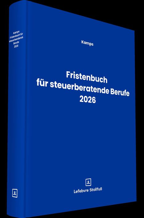 Fristenbuch für steuerberatende Berufe 2026, Buch