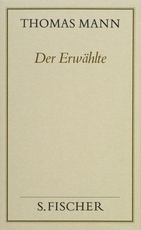 Thomas Mann: Der Erwählte ( Frankfurter Ausgabe), Buch