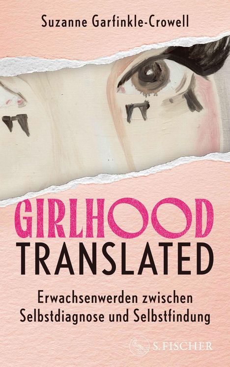 „Girlhood Translated“: Erwachsenwerden zwischen Selbstdiagnose und Selbstfindung. Pastellfarbenes Bild eines Gesichts.