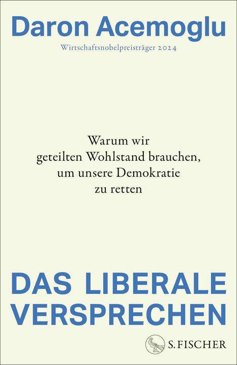 Buchcover mit dem Titel "Das liberale Versprechen". Text erklärt: Warum geteilter Wohlstand unsere Demokratie rettet.