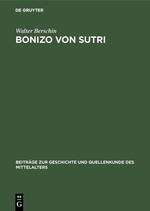 Walter Berschin: Bonizo von Sutri, Buch