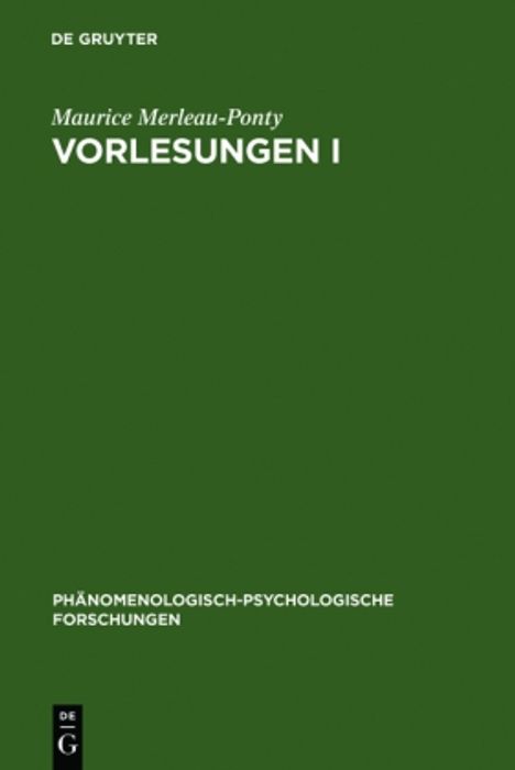 Maurice Merleau-Ponty: Vorlesungen I, Buch