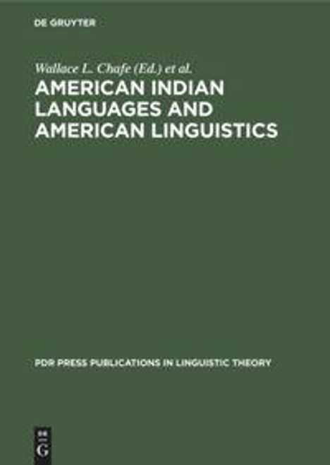 American Indian languages and American linguistics, Buch