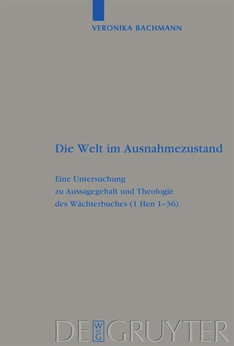 Veronika Bachmann: Die Welt im Ausnahmezustand, Buch