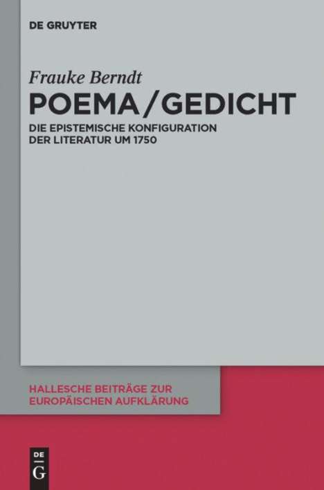 Frauke Berndt: Poema / Gedicht, Buch