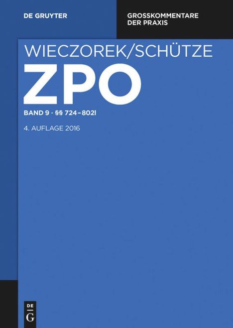 §§ 724-802l, Buch
