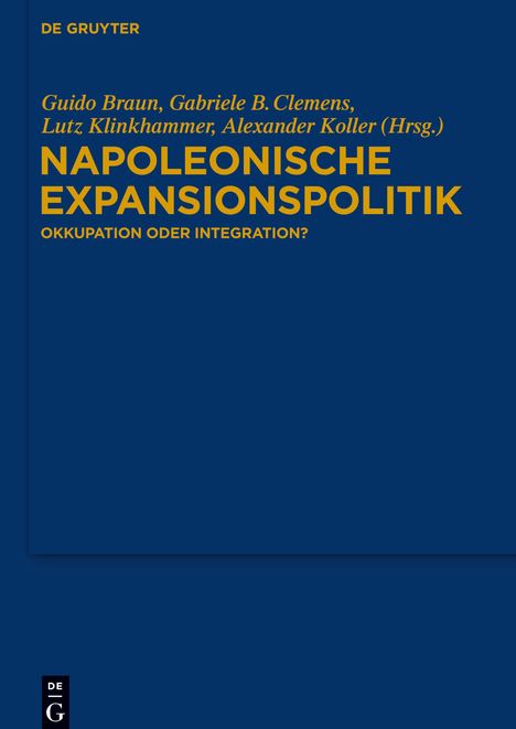 Napoleonische Expansionspolitik, Buch
