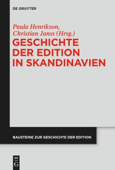 Geschichte der Edition in Skandinavien, Buch