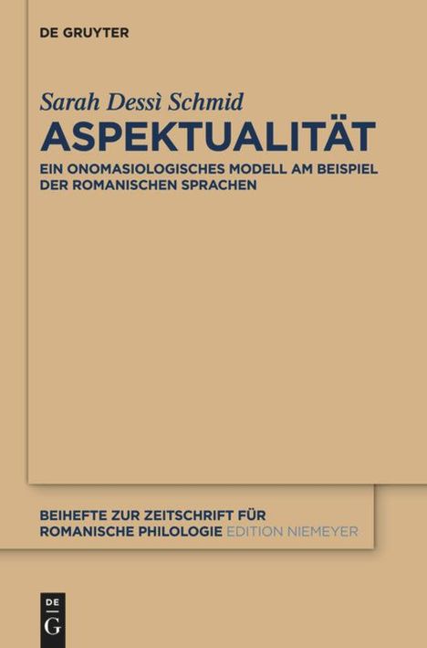 Sarah Dessì Schmid: Aspektualität, Buch