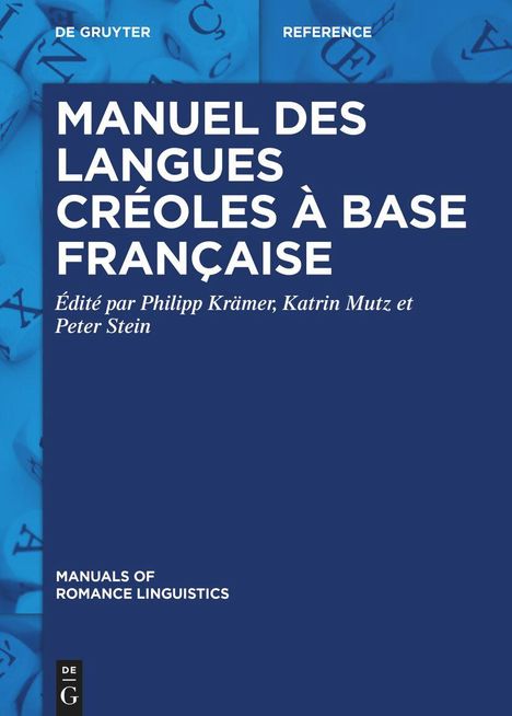 Manuel des langues créoles à base française, Buch