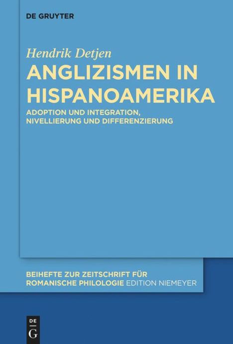 Hendrik Detjen: Anglizismen in Hispanoamerika, Buch