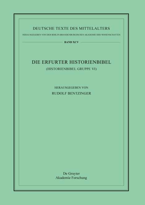Die Erfurter Historienbibel, Buch