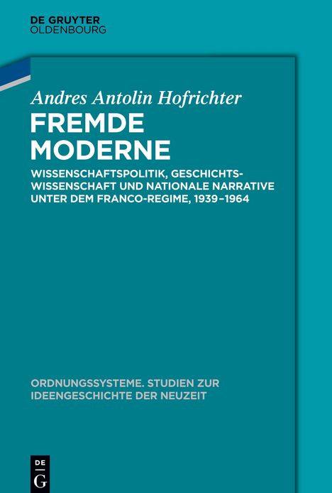 Andrés Antolín Hofrichter: Fremde Moderne, Buch
