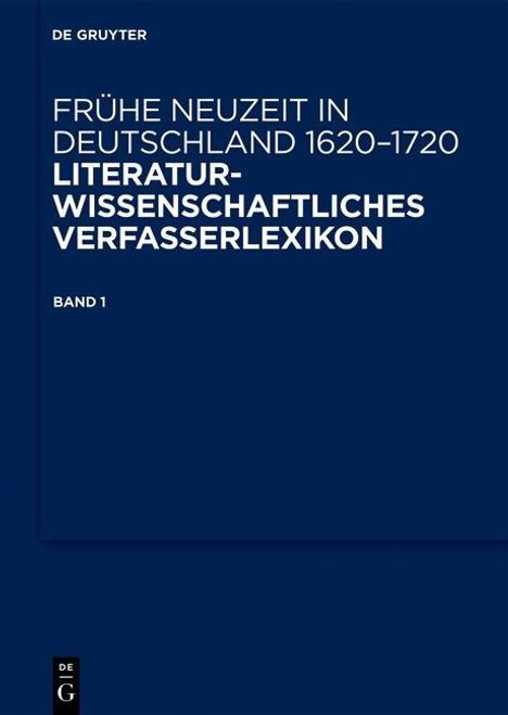 Frühe Neuzeit in Deutschland. 1620-1720. Band 1, Buch