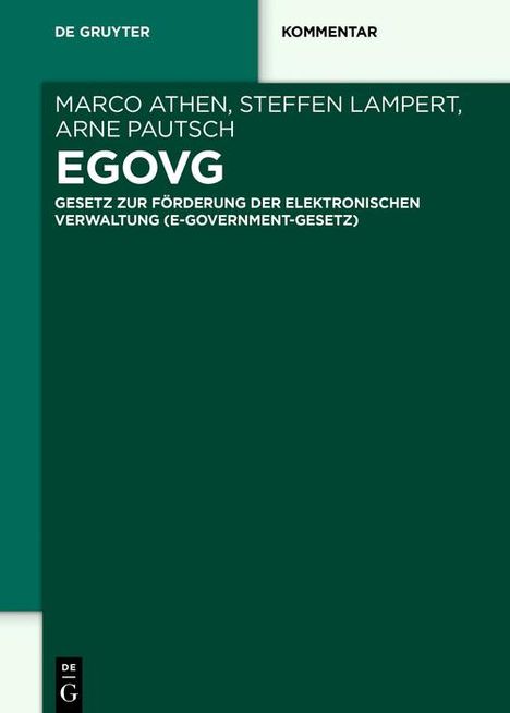 Marco Athen: EGovG. (E-Government-Gesetz), Buch