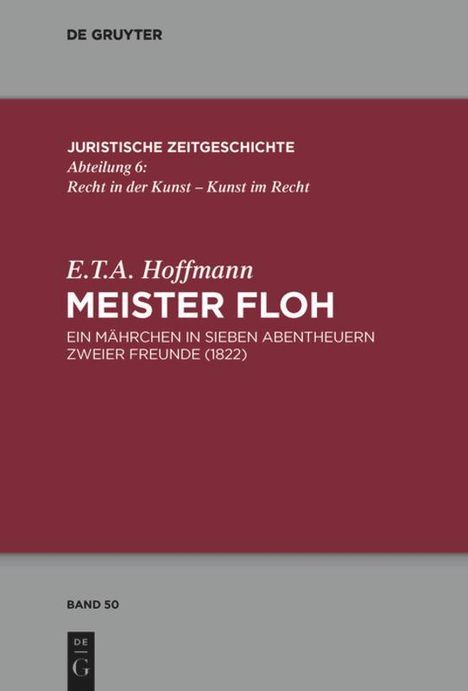 E. T. A. Hoffmann: Meister Floh, Buch