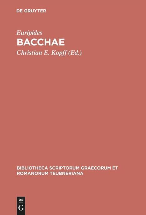 Euripides: Bacchae, Buch