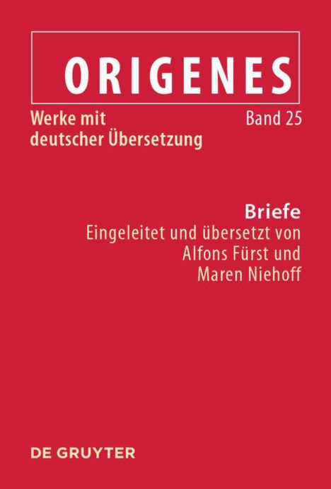 Origenes: Briefe, Buch