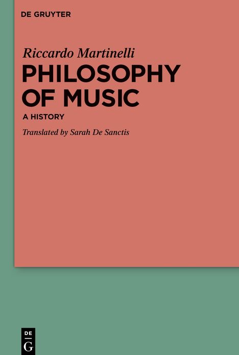 Riccardo Martinelli: Philosophy of Music, Buch