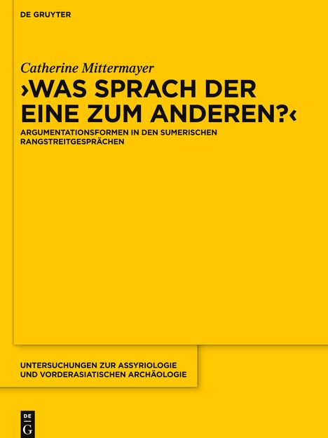 Catherine Mittermayer: ,Was sprach der eine zum anderen?¿, Buch