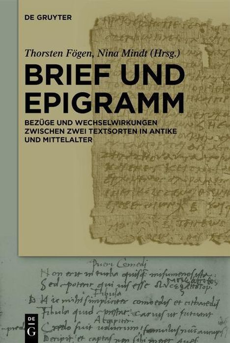 Brief und Epigramm, Buch