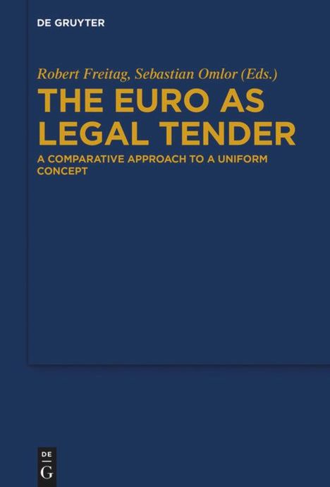 The Euro as Legal Tender, Buch