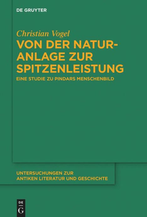 Christian Vogel: Von der Naturanlage zur Spitzenleistung, Buch