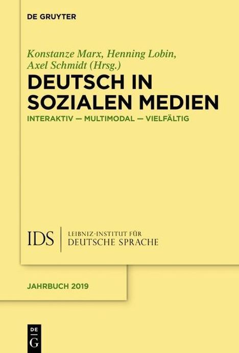 Deutsch in Sozialen Medien, Buch