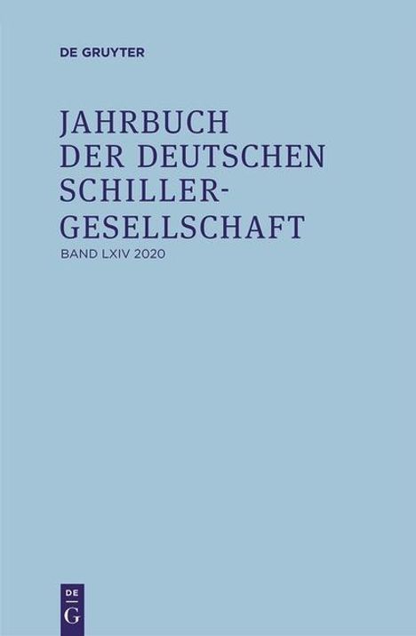 Schiller Jahrbuch Bd.64(2020), Buch