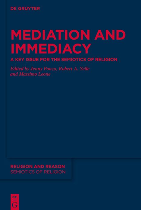 Mediation and Immediacy, Buch