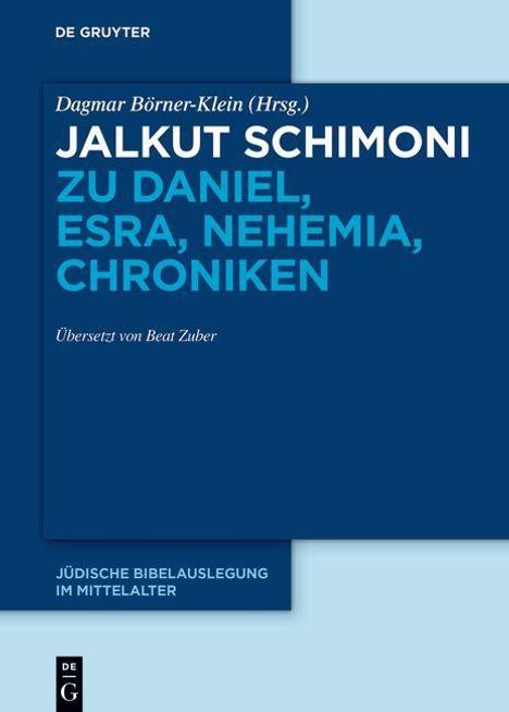 Jalkut Schimoni zu Daniel, Esra, Nehemia, Chroniken, Buch