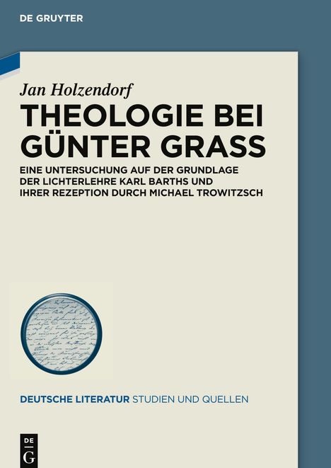 Jan Holzendorf: Theologie bei Günter Grass, Buch