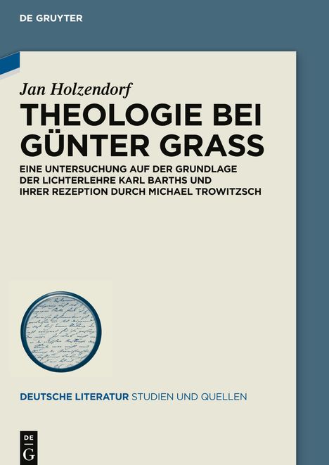 Jan Holzendorf: Holzendorf, J: Theologie bei Günter Grass, Buch