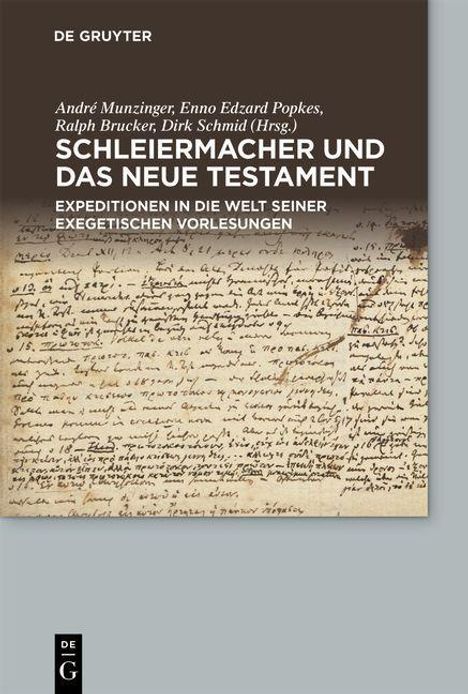 Schleiermacher und das Neue Testament, Buch