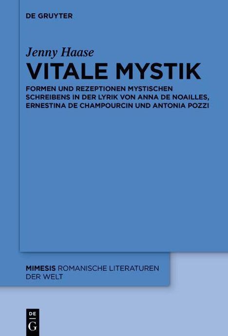 Jenny Haase: Haase, J: Vitale Mystik, Buch