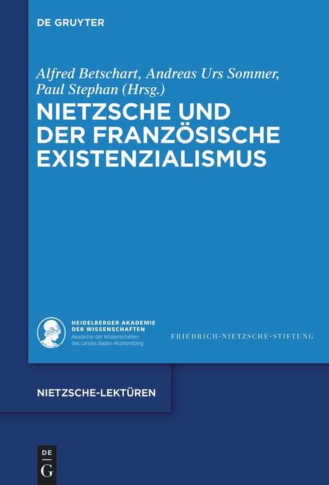 Nietzsche und der französische Existenzialismus, Buch