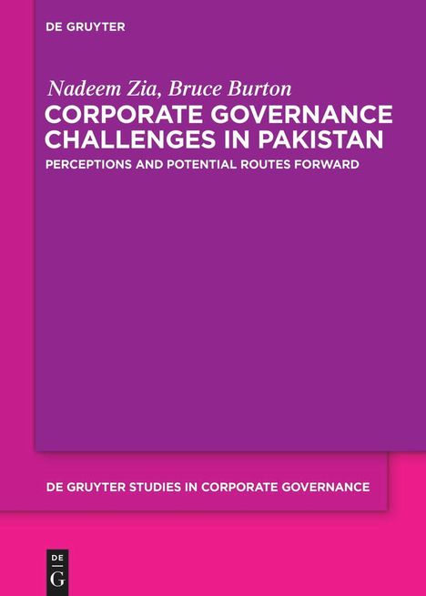 Nadeem Zia: Corporate Governance Challenges in Pakistan, Buch