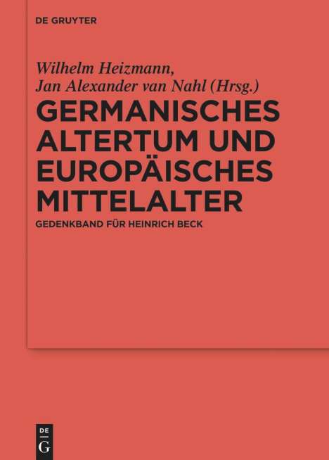 Germanisches Altertum und Europäisches Mittelalter, Buch