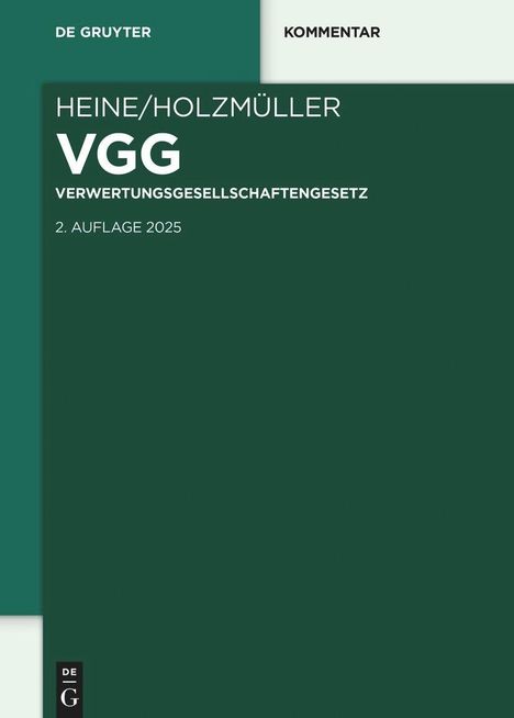 VGG - Verwertungsgesellschaftengesetz, Buch