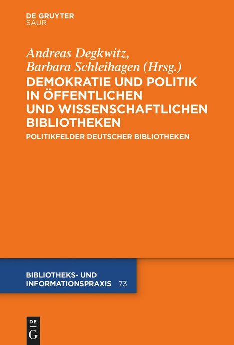 Demokratie und Politik in Öffentlichen und Wissenschaftlichen Bibliotheken, Buch