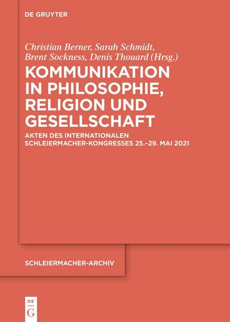 Kommunikation in Philosophie, Religion und Gesellschaft, Buch