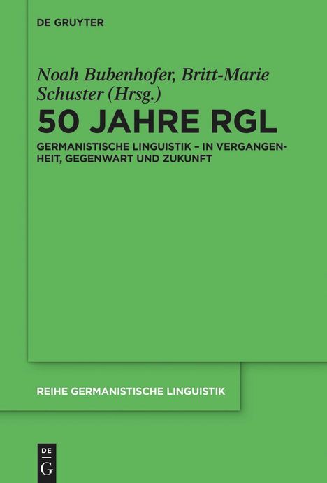 Germanistische Linguistik, Buch