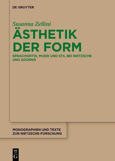 Susanna Zellini: Ästhetik der Form, Buch