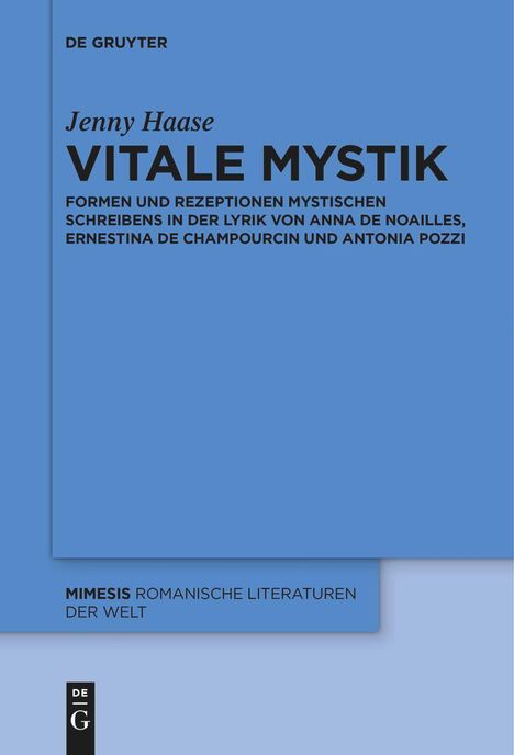 Jenny Haase: Vitale Mystik, Buch