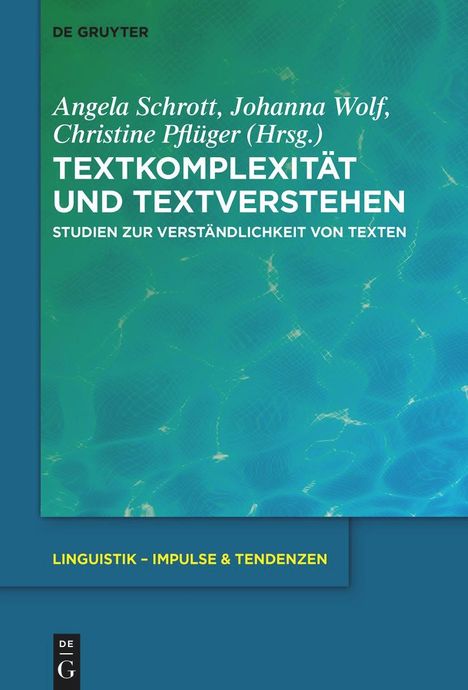 Textkomplexität und Textverstehen, Buch