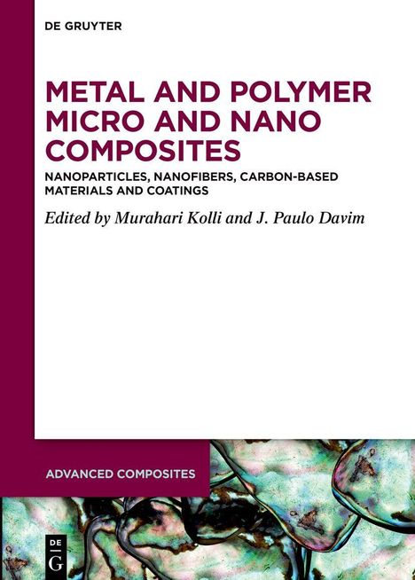 "METAL AND POLYMER MICRO AND NANO COMPOSITES" Überschrift. Logo unten links, abstrakte Musterungen am Rand.