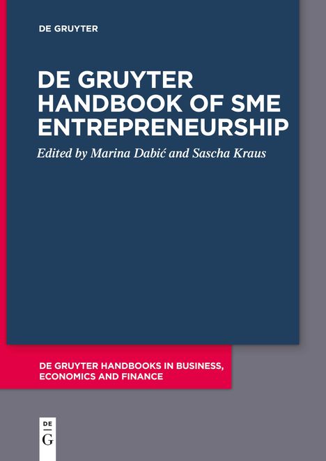 De Gruyter Handbook of SME Entrepreneurship, Buch