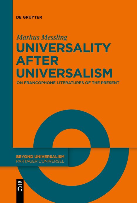 Markus Messling: Universality after Universalism, Buch